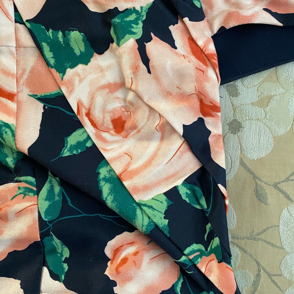 Rose Floral Print Fitted Dress—Get noticed! - Picture 9 of 9
